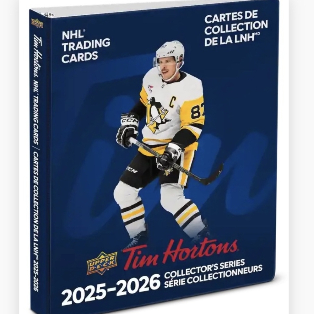 Brand New 2025-26 Tim Hortons HOCKEY SET Cards Binder! No CARDS Limited Edition